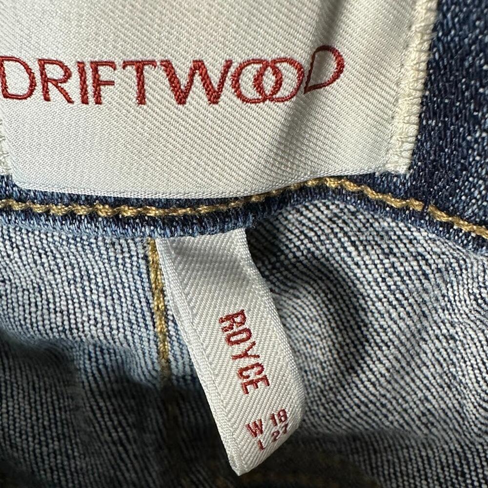 Driftwood Jeans Womens 18 Blue Royce Straight Ankle American Bandstand Boho - Picture 9 of 14